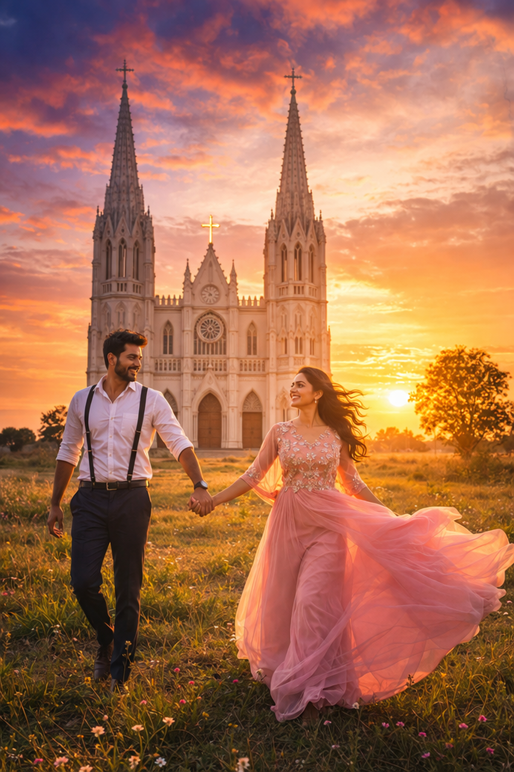 Medak Cathedral Church & Open Fields
